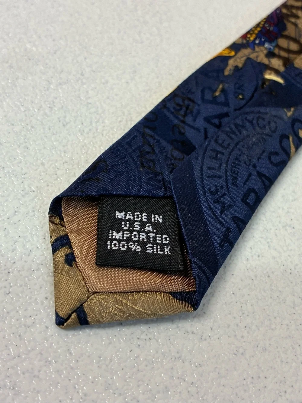 Tabasco Silk Tie Baton Rouge Mardi Gras Music Creole Whimsical